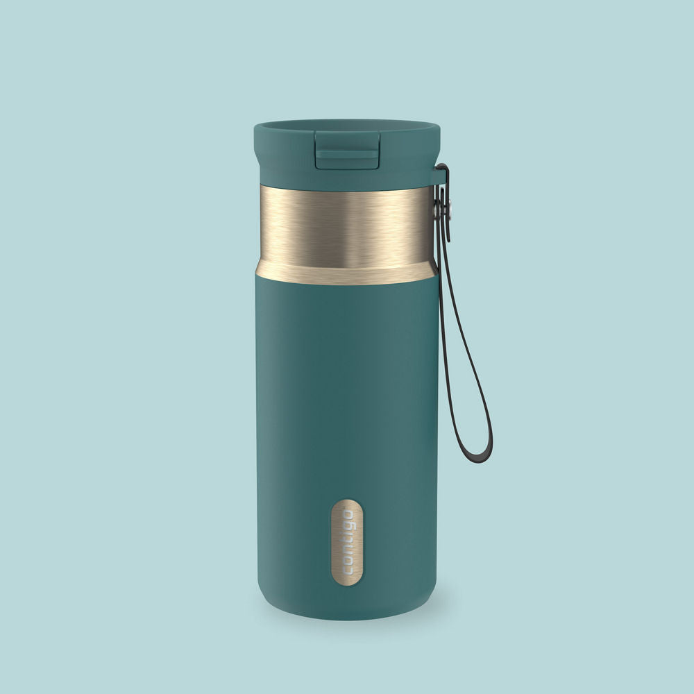 16 oz SnapSeal™ Bottle - Mineral Teal Champagne