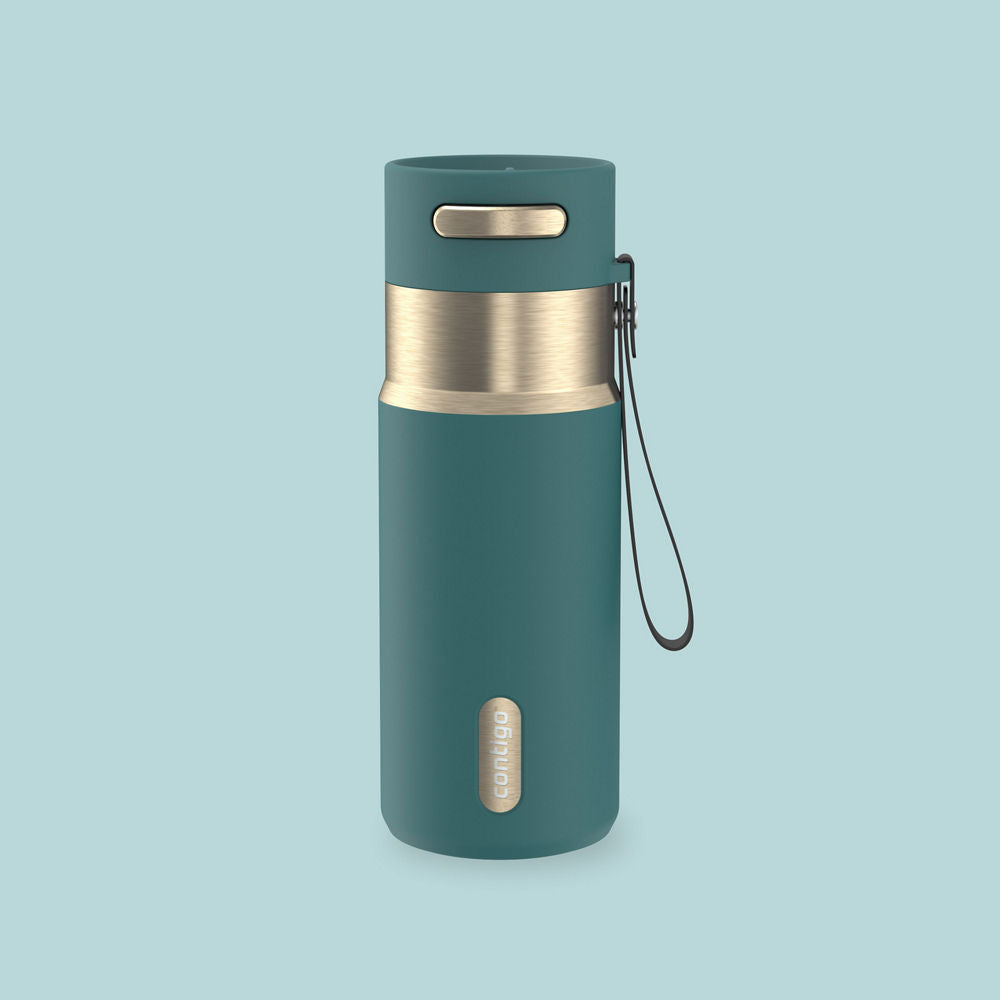 16oz AutoSeal® Bottle - Mineral Teal Champagne